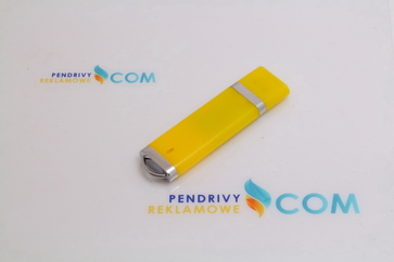 Zielony pendrive z nadrukiem
